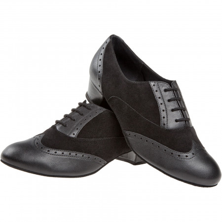 063 Diamant - Chaussures de danse en cuir et nubuck, semelle confort à talons 3cm