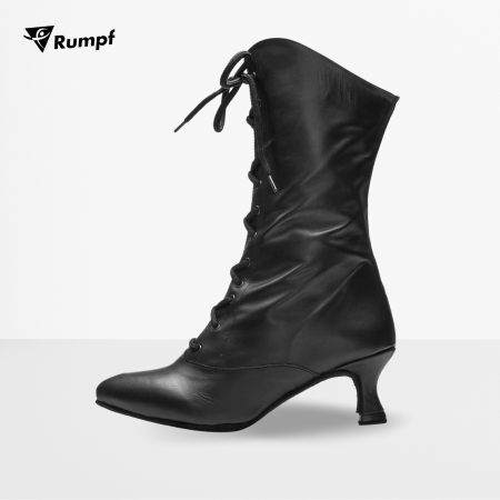 Leather dance boot for the Cabaret, French Cancan, shows
