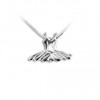 MK-037 - Pendentif ballerine "petit tutu" en argent - Mikelart