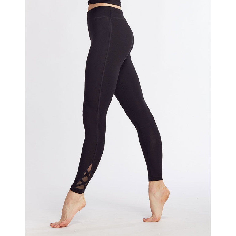 Detour - Legging en viscose avec empiècement en résille - TempsDanse