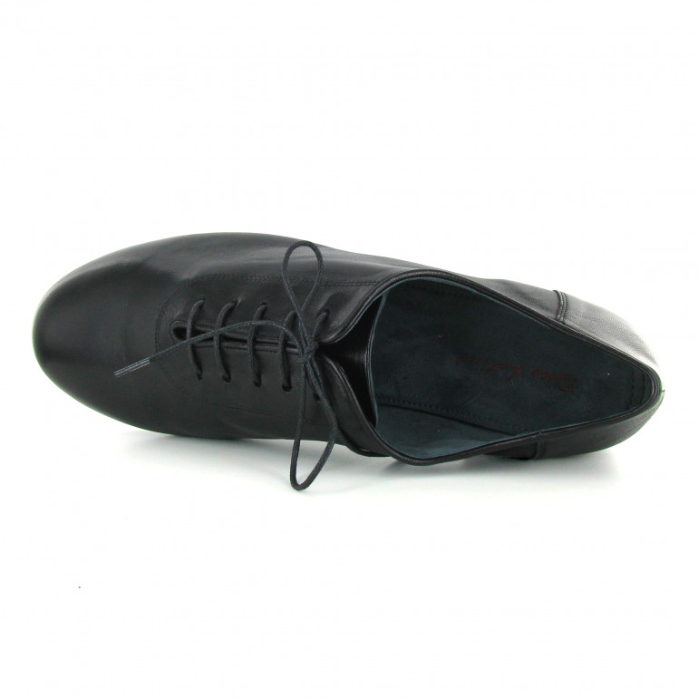 BL10 - Chaussures de danse en cuir noir - Rosso Latino