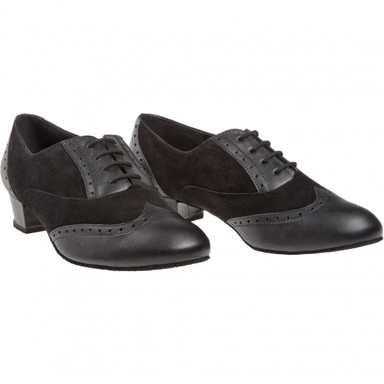 Chaussures de danse en cuir nubuck et semelle de confort avec talons de 2,8cm - Diamant