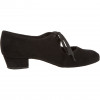 Chaussures de danse en nubuck noir avec talon de 2,8 cm et semelle de confort - Diamant