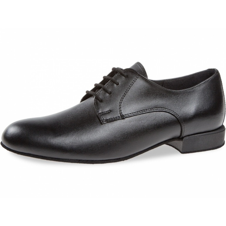 Chaussure de danse en cuir noir pour Homme avec talon de 2cm - Diamant