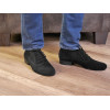 Chaussure de danse en nubuck noir pour homme, talon de 2 cm - Diamant