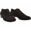 Chaussure de danse en nubuck noir pour homme, talon de 2 cm - Diamant