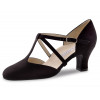 Chaussure de danse ultra stable en nubuck noir - Merle - Werner Kern