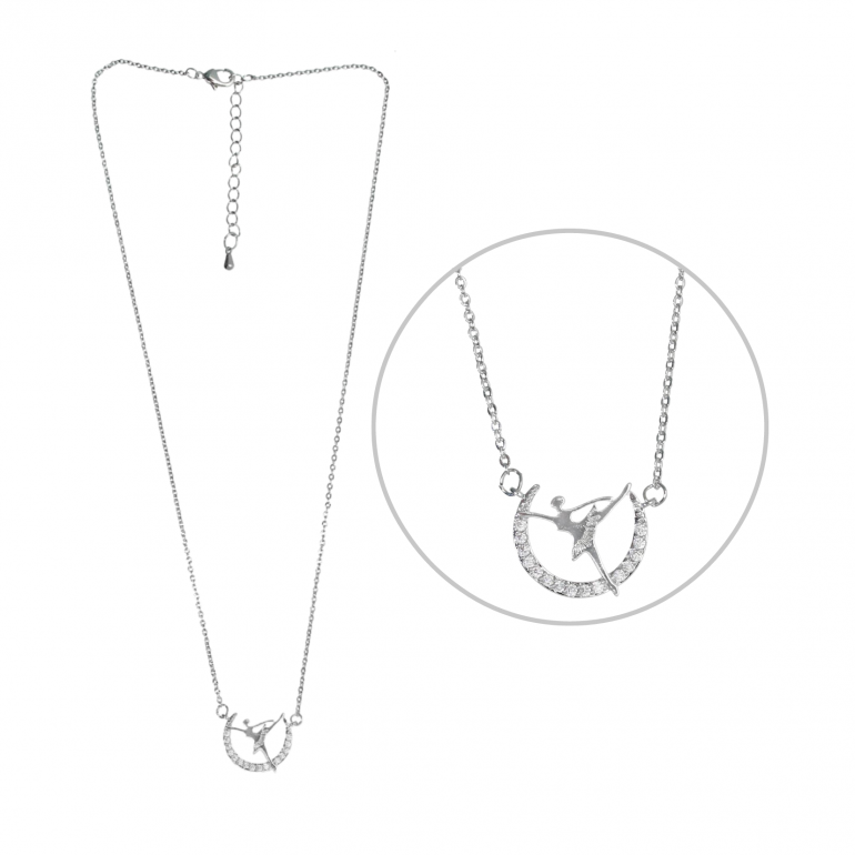 B32321 - Collier avec pendentif Ballerina arabesque - Girardi