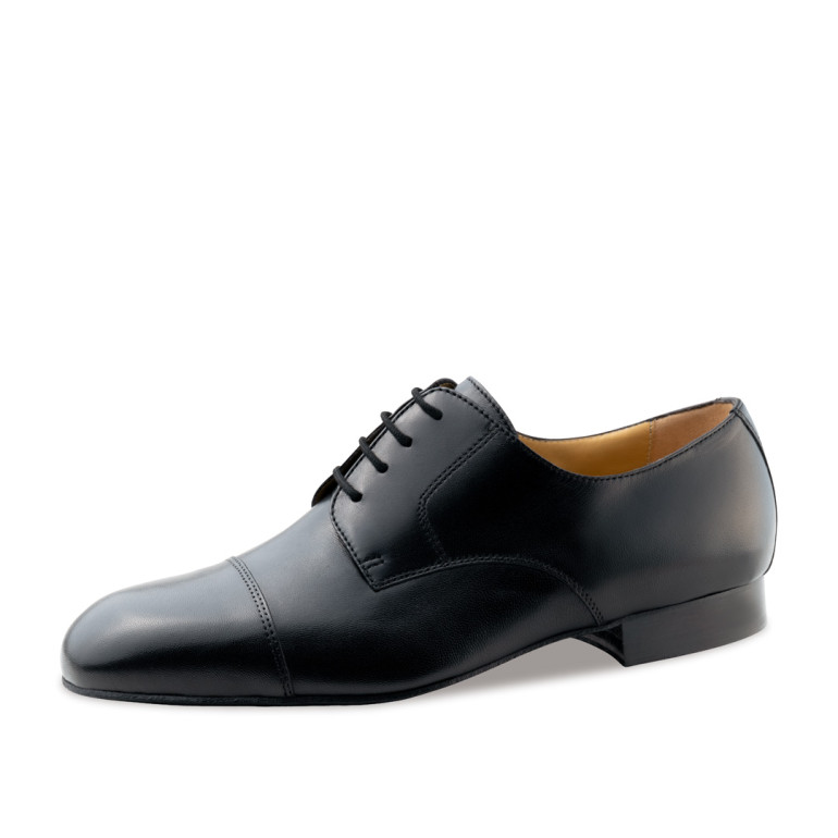 Chaussure de danse large en cuir noir pour homme - Werner Kern