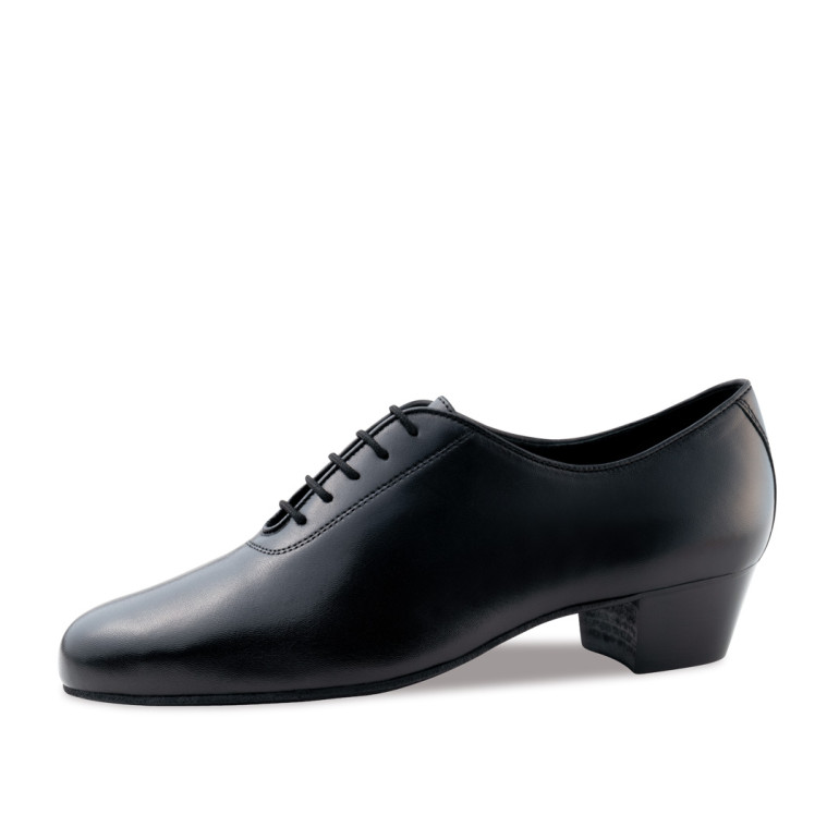 Chaussures de danse latine pour hommes en cuir noir - Werner Kern