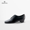 Chaussures de danse latine pour hommes en cuir noir - Werner Kern