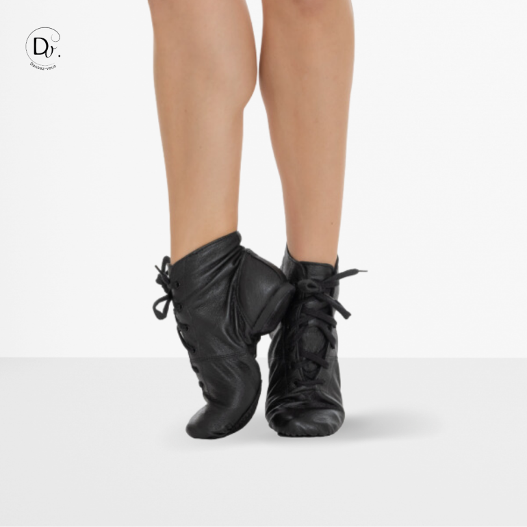 Bottines de jazz en cuir - Clara -  Dansez-vous